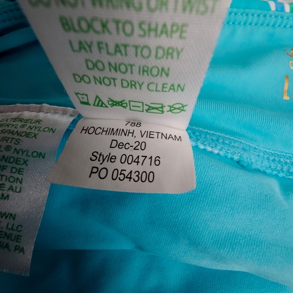 Lilly Pulitzer Luxletic Corrine Skort Skirt Blue Ibiza Open Water M - Picture 6 of 13